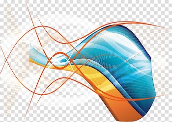 Red, white, and blue spiral waves illustration, Science and technology Science and technology Line Euclidean , Science and technology lines background transparent background PNG clipart