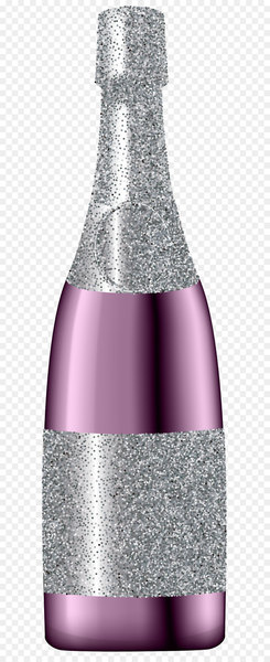 Red Wine Champagne Cocktail Clip art - Glitter Champagne Bottle Pink PNG Clip Art Image 