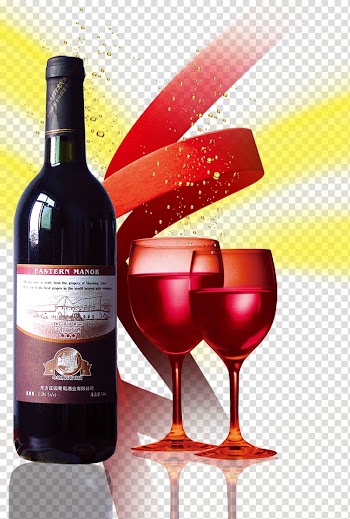 Red Wine Dessert wine White wine Wine cocktail, Wine ribbons transparent background PNG clipart