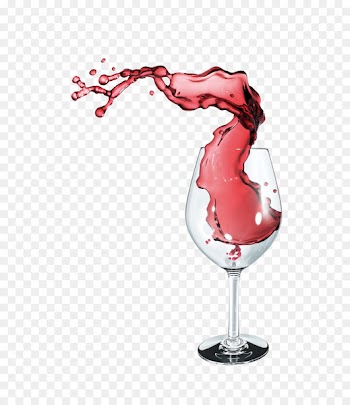 Red Wine Wine glass Computer file - Spilled red wine 