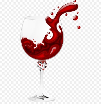 Red Wine Wine glass - Vector red wine glass 