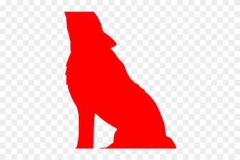Red Wolf Cliparts - Blue Wolf Transparent