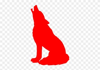 Red Wolf Icon Free Red - Wolf Silhouette