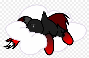 Red Wolf Sleeping On A Cloud By Bigredwolfy - Red Wolf Sleeping On A Cloud By Bigredwolfy