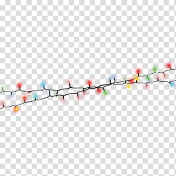 Red, yellow, and green string light, Christmas lights , Christmas lights transparent background PNG clipart