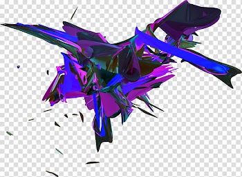 RedfoxGfx effekt Cd , blue, purple, and black abstract graphic illustration transparent background PNG clipart