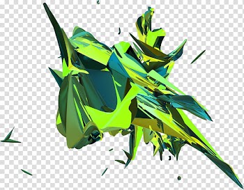 RedfoxGfx effekt Cd , green abstract illustration transparent background PNG clipart