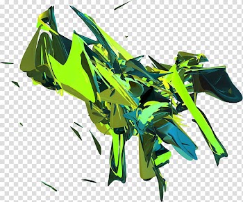 RedfoxGfx effekt Cd , green and blue abstract illustration transparent background PNG clipart