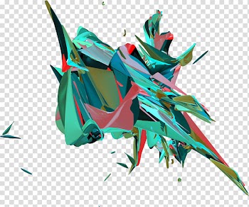 RedfoxGfx effekt Cd , green and red abstract graphic art transparent background PNG clipart