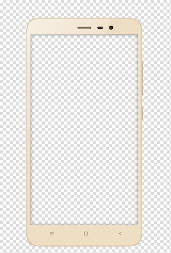 REDMI NOTE  FRAME, gold smartphone screen protector transparent background PNG clipart