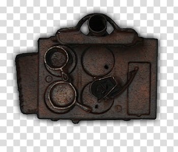 RedThorn Tavern Furnishings Art, black concrete frame transparent background PNG clipart