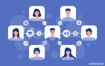 Referral program concept