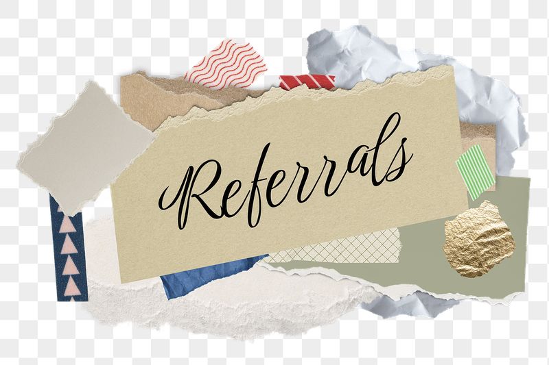 Referrals png word sticker typography, | Free PNG - rawpixel