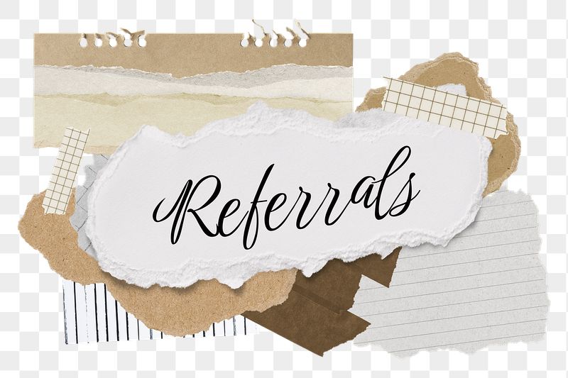Referrals png word sticker typography, | Free PNG - rawpixel