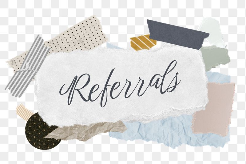 Referrals png word sticker typography, | Free PNG - rawpixel