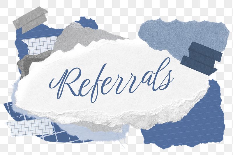 Referrals png word sticker typography, | Free PNG - rawpixel