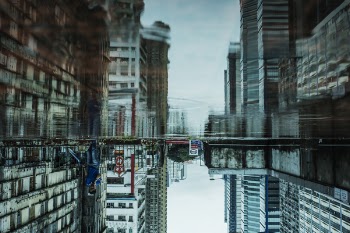 Reflection of Buildings Photography