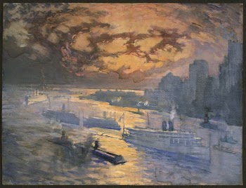 Reflective river (between ca. 1921 | Free Photo - rawpixel