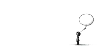 Reflective Thought Bubble in Minimalist Style Reflective Thought Bubble in Minimalist Style