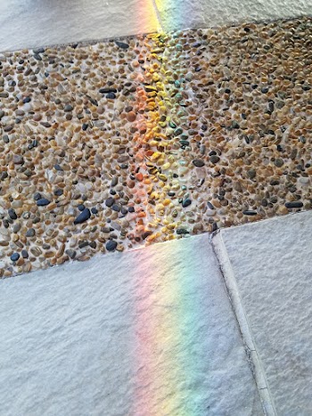 Refracting Light on The Stone Floor