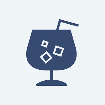 Refreshing cold drink with a straw illustrati.. | Free stock vector - 445030