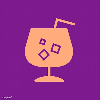 Refreshing cold drink with a straw illustrati.. | Free stock vector - 445074