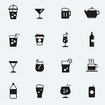 Refreshing drinks icons collection illustrati.. | Free stock vector - 445011
