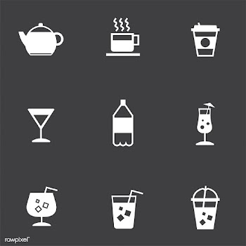 Refreshing drinks icons collection illustrati.. | Free stock vector - 445029