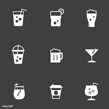 Refreshing drinks icons collection illustrati.. | Free stock vector - 445033