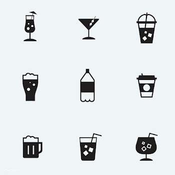Refreshing drinks icons collection illustrati.. | Free stock vector - 445061