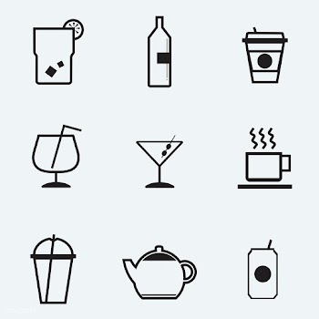 Refreshing drinks icons collection illustrati.. | Free stock vector - 445065