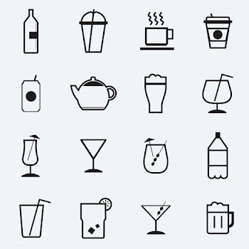 Refreshing drinks icons collection illustrati.. | Free stock vector - 445069