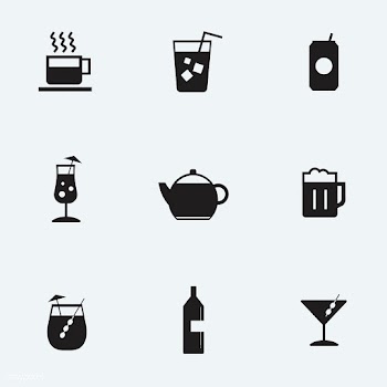 Refreshing drinks icons collection illustrati.. | Free stock vector - 445080