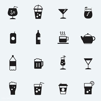Refreshing drinks icons collection illustrati.. | Free stock vector - 445081