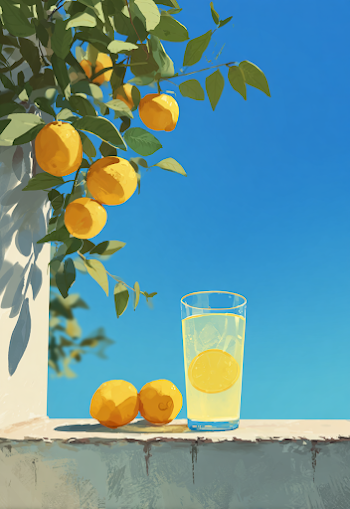 Refreshing Lemonade on a Sunny Day