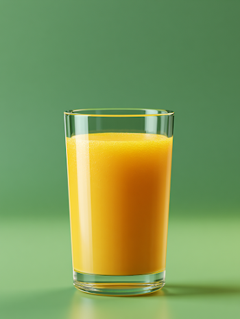 Refreshing Orange Juice in a Glass