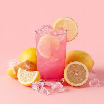 Refreshing Pink Lemonade Drink
