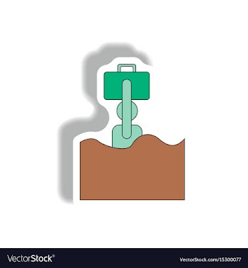 Refugee in water flood victim flood disaster vector image