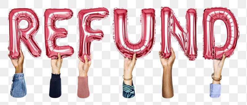 Refund balloon png word sticker, | Free PNG - rawpixel