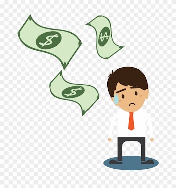 Refund Clipart Lost Money - Businessperson