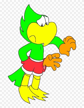 Reg The Parrot - Cartoon
