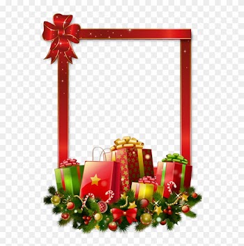 Regalos Navideños - Christmas Frame Design Png