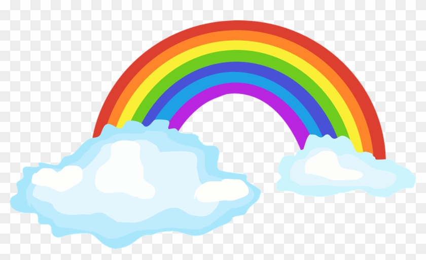 Regenbogen Clipart - Gambar Awan Dan Pelangi Kartun