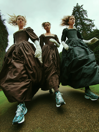 Regency Era Meets Modern: Young Aristocrats Running in Style