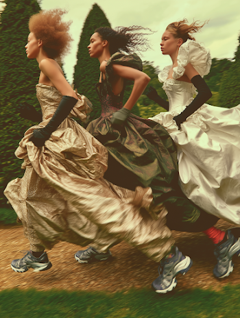 Regency Runway: Aristocratic Women in Modern Sneakers