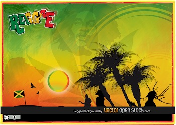 Reggae Wallpaper - Vector download
