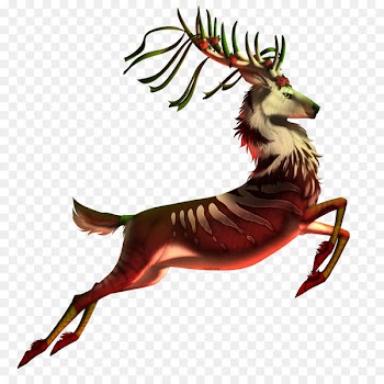 Reindeer Antler Christmas ornament Christmas Day Legendary creature - reindeer 