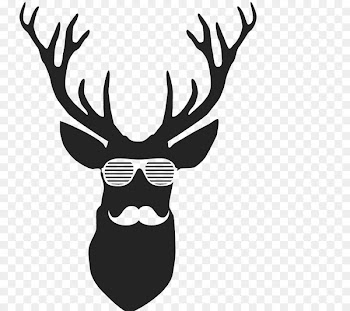 Reindeer Antler Hipster Clip art - Reindeer 