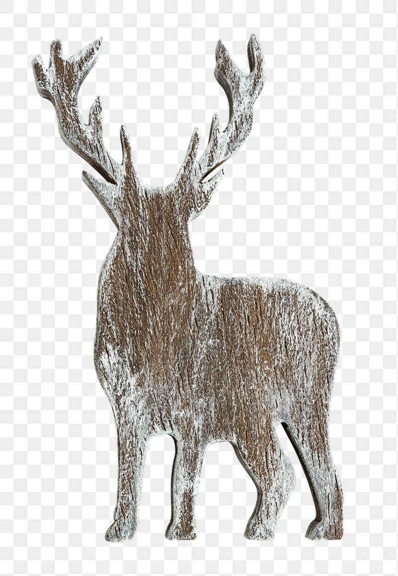 Reindeer Christmas decoration png sticker, | Free PNG - rawpixel