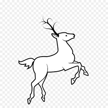 Reindeer Clip art - Black and white unicorn 